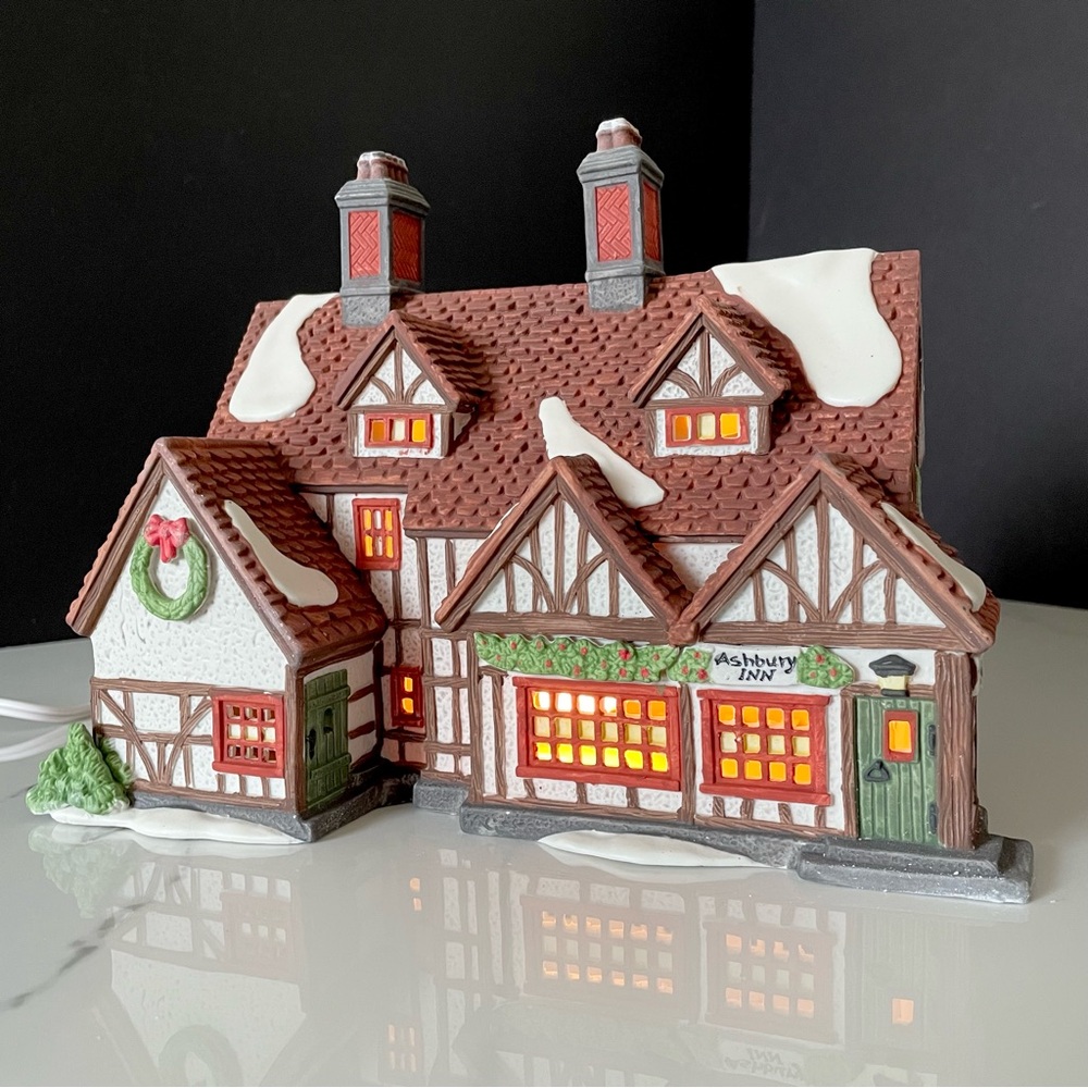 "Ashbury Inn" Dickens Snow Village by Dept. 56